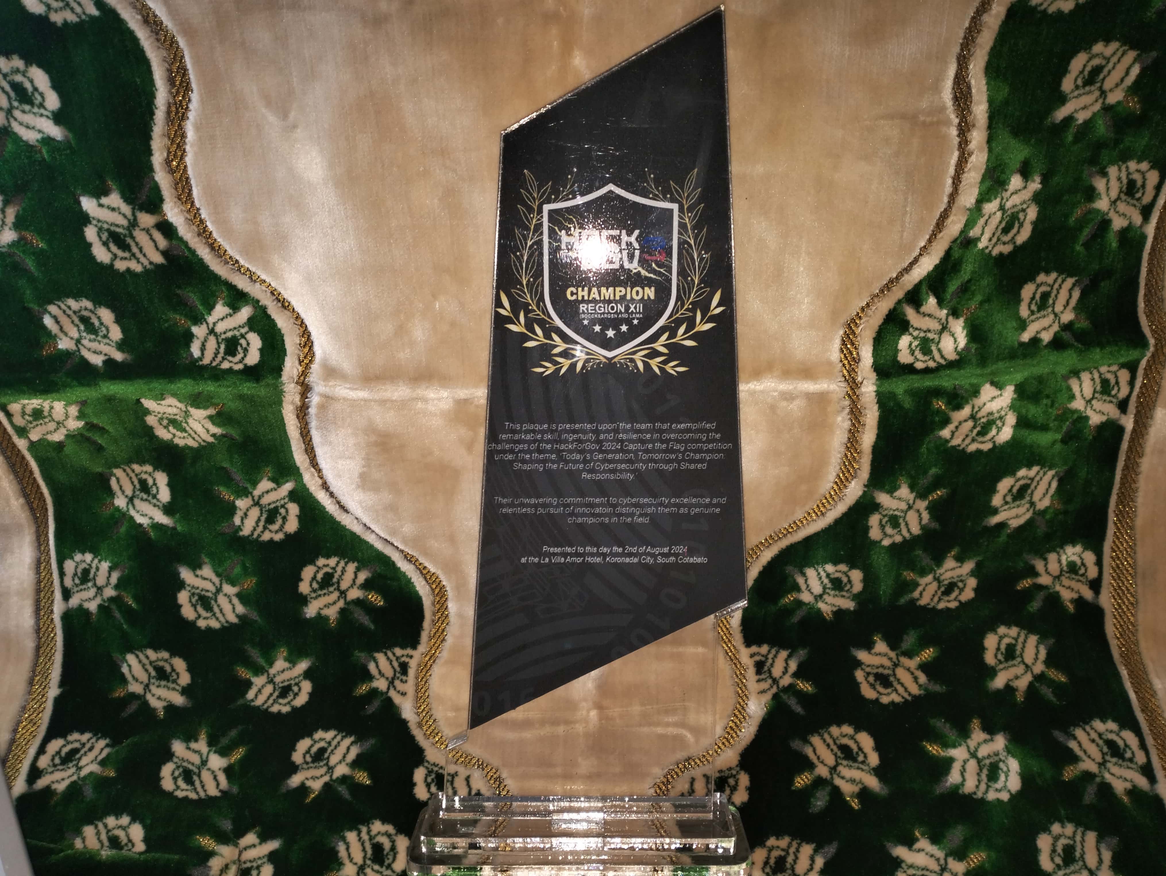 Champion - Hack4Gov3 Regional CTF