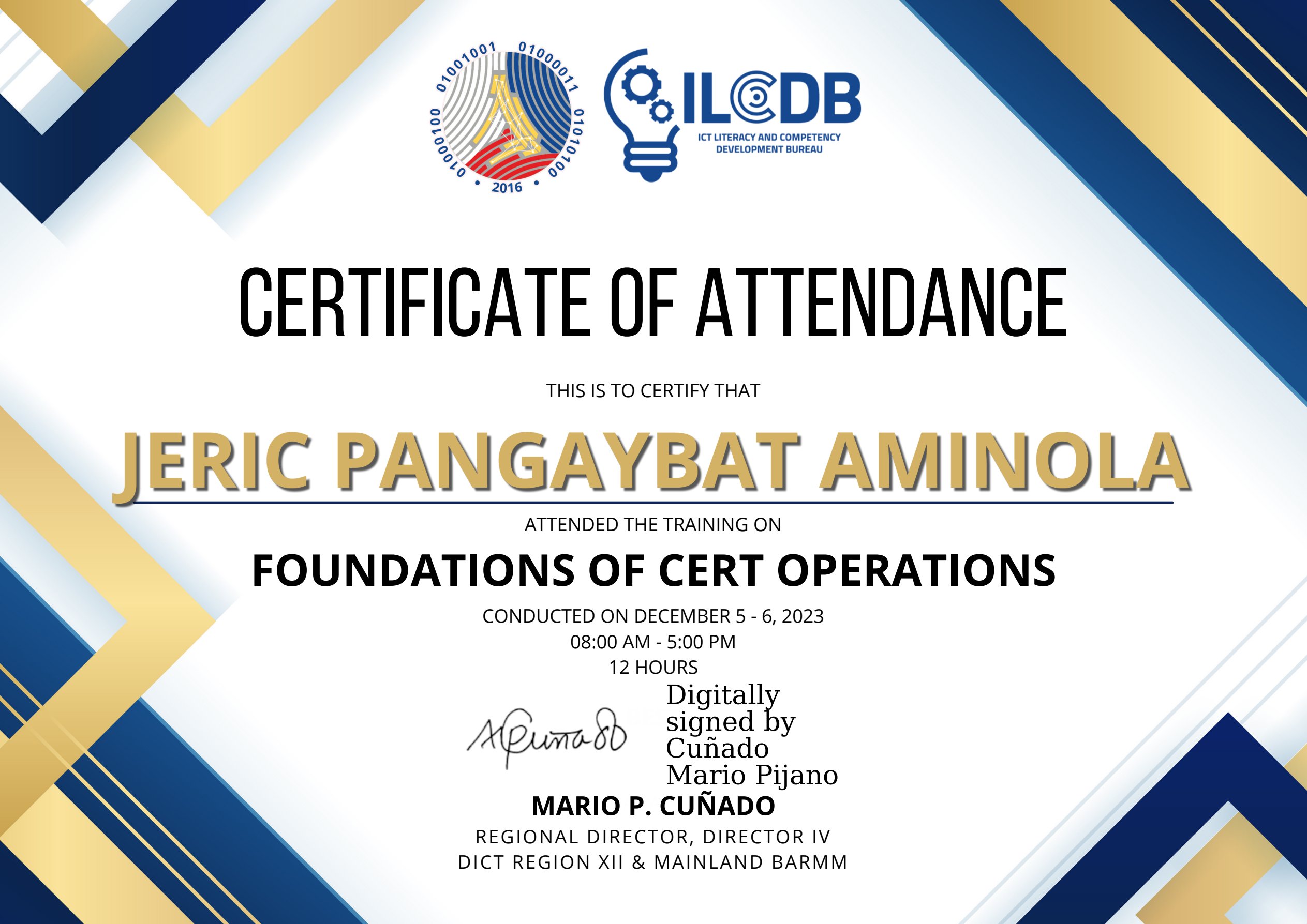 Foundations of CERT Operations