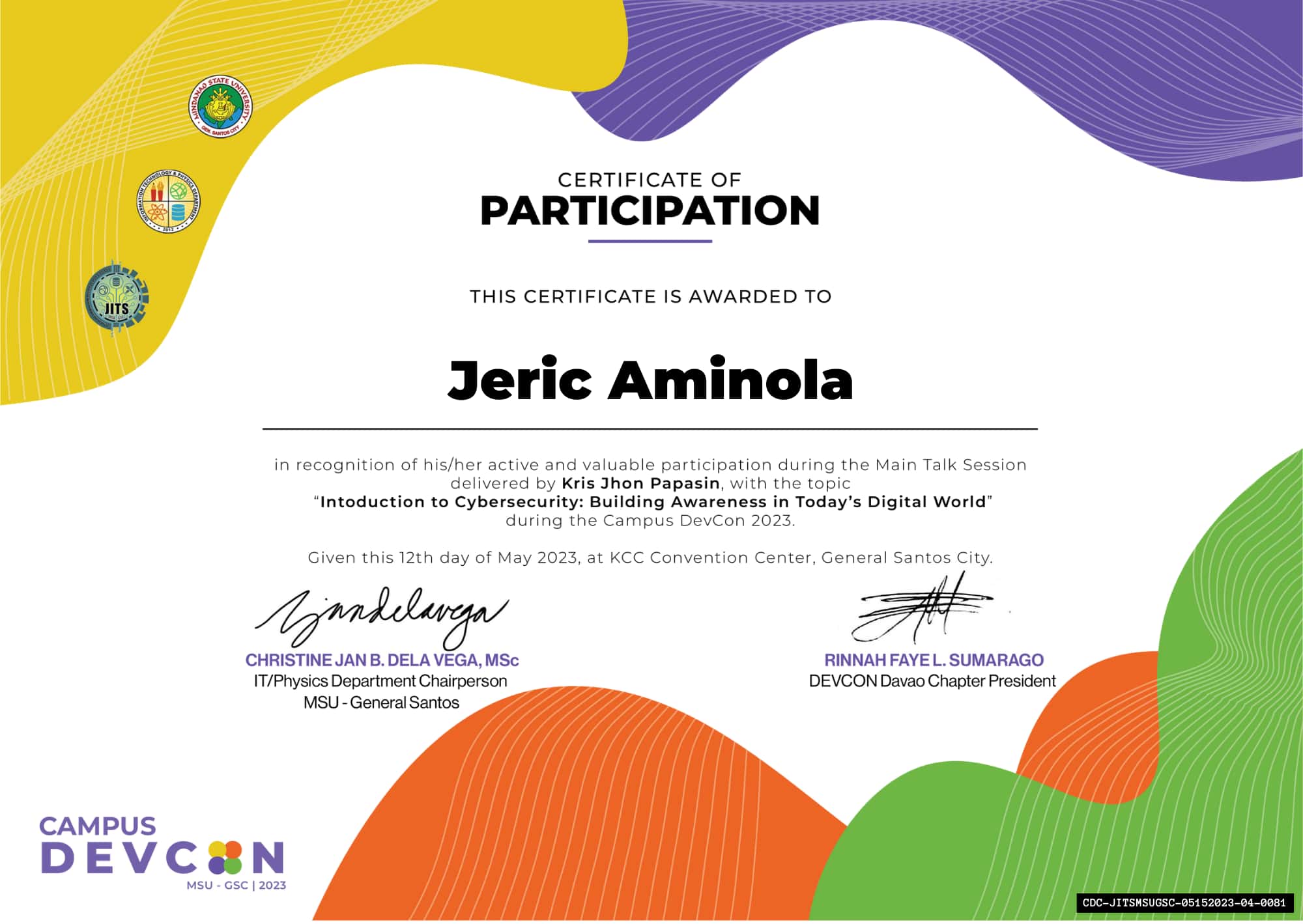 Introduction to Cybersecurity: Building Awareness in Today's Digital World