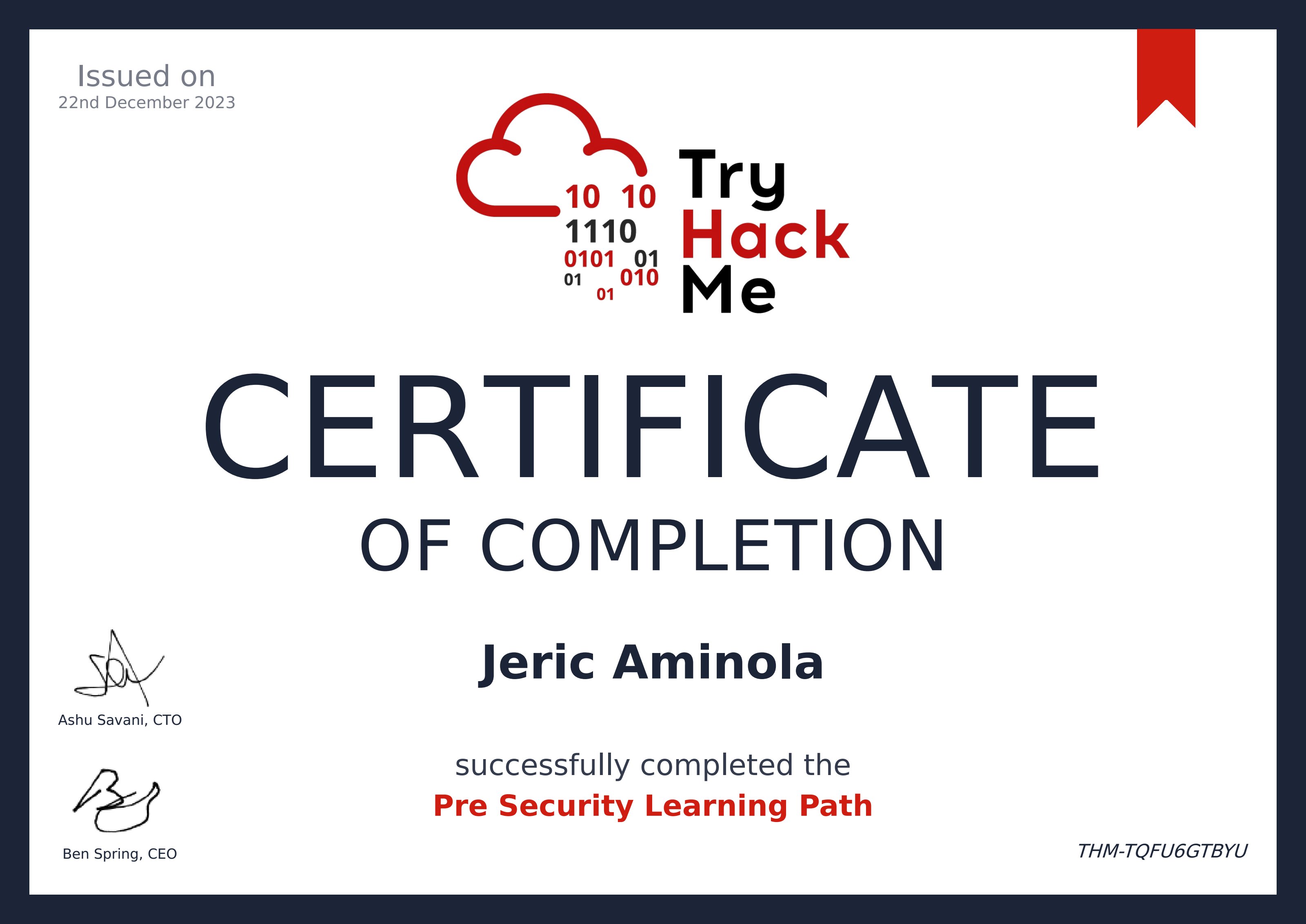 Pre Security Learning Path