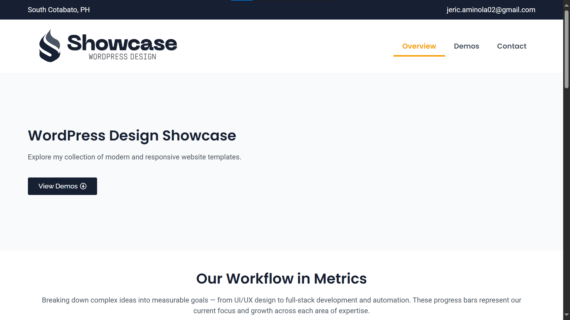 WordPress Design Showcase